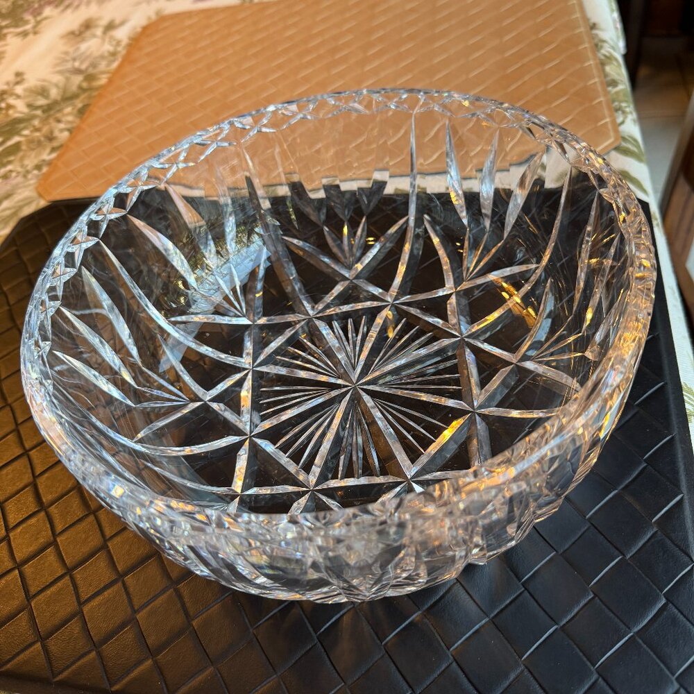 Waterford Crystal Round Serving Bowl 10" x 4"